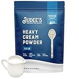 Judee's Heavy Cream Powder 1.5 lb (24oz) - GMO and Preservative Free - Produced in the USA - Keto Friendly - Add Healthy Fat to Coffee, Sauces, or Dressings - Make Liquid Heavy Cream