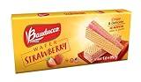 Bauducco Strawberry Wafers - Crispy Wafer Cookies With 3 Delicious, Indulgent, Decadent Layers of Strawberry Flavored Cream - Delicious Sweet Snack or Desert - 5.0 oz (Pack of 1)