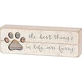 Primitives by Kathy 38231 Hand-Lettered Slat Box Sign, Best Things In Life