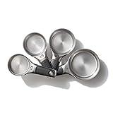 OXO Good Grips 4 Piece Stainless Steel Measuring Cups with Magnetic Snaps