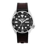 Seiko Men's Analogue Automatic Watch with Silicone Strap SRPD55K2