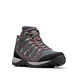 Columbia Men's Redmond V2 Mid Waterproof, Graphite/Red Jasper, 10.5