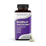 Breathe-X - Allergy & Sinus Relief Supplement - Supports Sinuses & Nasal Discomfort - Non-Drowsy & Fast-Acting - Quercetin, Bromelain, Citrus Bioflavonoids, Nettle Leaf & Vitamin C - 90 Capsules