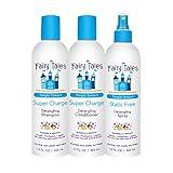 Fairy Tales Tangle Tamer Detangling Shampoo and Conditioner for Kids plus Detangling Spray - Ultra Moisturizing and Anti Frizz Protection - Paraben Free, Sulfate Free - 12 Oz Each Bottle - 3 pack