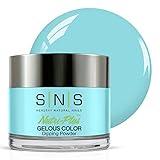 SNS Nail Dip Powder, Color Dipping Powder - Blue Baby Whales (Blue), CS171 - Long-Lasting Nail Color Lasts 14 Days - Odor-Free & No UV Lamp Needed - 1 oz.