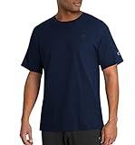 Champion Mens Classic T-shirt, Everyday Tee For Men, Comfortable Soft (Reg. Or Big & Tall), Navy, Large US