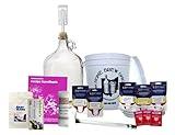 Home Brew Ohio Upgraded 1 Gallon Wine from Fruit Kit - Includes Mini Auto-Siphon