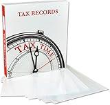 UniKeep Tax Record Organizer and Storage Case - Comes Complete With Page Protectors and Plastic Divider Pages