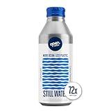 Open Water Still Bottled Water with Electrolytes in 16-oz Aluminum Bottles (6 Cases, 72 bottles - Still) | BPA-free and Eco friendly