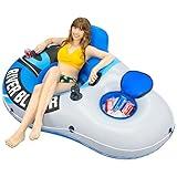 2024 New & Upgraded Sunlite Sports Heavy Duty River Tube Inflatable, Premium Water Float to Lounge Above Lake and River, Outdoor Water Raft Sport Fun, Recreational Use