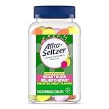 Alka-Seltzer Extra Strength Heartburn Relief Chews, Assorted Fruit Antacid Tablets for Acid Indigestion, Upset and Sour Stomach, 200 Count (Pack of 1) - Packaging May Vary