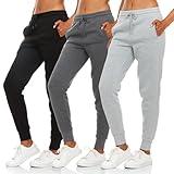 BottomLine 3 Pack Sweatpants Women, Comfortable Womens Sweatpants, Fleece Womens Joggers (Available in Plus)