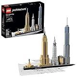 LEGO Architecture New York City 21028, Build It Yourself New York Skyline Model Kit for Adults and Kids (598 Pieces),Multicolor