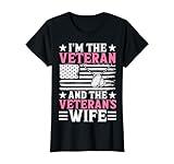 Female Veteran and Veteran's Wife Women Veteran Mom Grandma T-Shirt