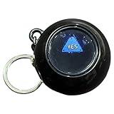 Magic 8 Ball Keychain, Portable Fortune Telling Ball, 4.5 cm, 1.8 in diameter