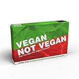 Vegan Not Vegan Game - Guess The Vegan Products Fun Flash Card Game - Fun Yes Or No Guessing Game - Suitable for Family, Kids, Teenagers & Adults