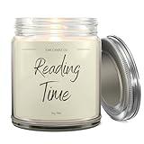 1OAK Vanilla Soy Candles - Reading Candle - Book Candle - Gifts for Readers - Cool Gifts for Book Lovers Women - Book Reader Gifts - Gifts for People Who Like to Read - Book Themed Gifts