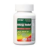 HealthA2Z® Allergy Relief | Cetirizine 10mg | All Day Allergy Relief | Indoor & Outdoor | Relief from Itchy Throat, Sneezing, Runny Noses (300 Count (Pack of 1))