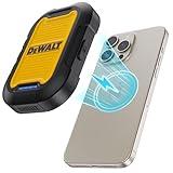 DEWALT Magnetic Power Bank 5,000mAh, Wireless Portable Charger, 18W Fast Charging Battery Pack with USB-C, Magsafe-Compatible with Magsafe, iPhone 15/15 Plus/15 Pro/15 Pro Max, iPhone 14/13/12 Series