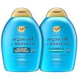 OGX Renewing + Argan Oil of Morocco Shampoo & Conditioner Set, 13 Fl Oz (Pack of 2) (packaging may vary), Blue