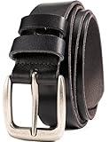 WOLFANT Leather Belt for Men,100% Italian Full Grain Real Solid Leather