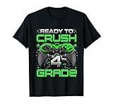 Ready To Crush 4th Grade Level Unlocked Game On 4th Grade T-Shirt