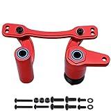 Aluminium Steering Bell Crank Set Steering Rack Servo Saver Complete for Arrma 1/8 Kraton/Notorious/Mojave/Felony Infraction/Outcast/Typhon 6S BLX Upgrades Parts (Red)