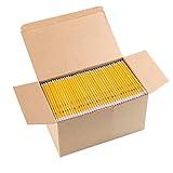 Madisi Wood-Cased #2 HB Pencils, Yellow, Pre-sharpened, Bulk Pack, 1000 pencils