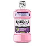 Listerine Total Care Alcohol-Free Anticavity Mouthwash, 6 Benefit Fluoride Mouthwash for Bad Breath and Enamel Strength, Fresh Mint Flavor, 1 L