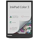 PocketBook InkPad Color 3 E-Book Reader | Enhanced 7.8'' Color E-Paper E-Ink Screen | Eye-Friendly E-Reader for Comics | SMARTlight | Audiobooks & Text-to-Speech | Bluetooth® & Built-in Speaker