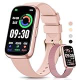 Fitness Tracker- 24/7 Heart Rate Monitor Blood Oxygen Smart Watch, Fitness Watch with Sleep Tracker/ Sports Modes/ Calorie Distance Step Counter, Waterproof Activity Smart Watches for Women Men Gifts