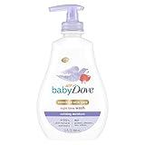 Baby Dove Sensitive Skin Care Baby Wash Calming Moisture For a Calming Bath Wash Hypoallergenic and Tear-Free, Washes Away Bacteria 13 oz