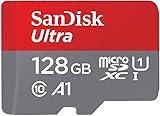 [Older Version] SanDisk 128GB Ultra microSDXC UHS-I Memory Card with Adapter - 120MB/s, C10, U1, Full HD, A1, Micro SD Card - SDSQUA4-128G-GN6MA