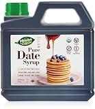 Heaven & Earth 100% Organic Date Syrup, Silan (3.3 lb) 52.8oz | 1 Ingredient | All Natural Honey Alternative | Low Glycemic Index | Great Sugar Replacement | Organic Date Honey | Bulk Size | Kosher - Including Passover