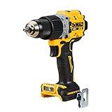 DEWALT 20V MAX Hammer Drill, 1/2", Cordless and Brushless, Compact With 2-Speed Setting, Bare Tool Only (DCD805B)