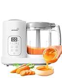 GROWNSY Baby Food Maker | Baby food Processor | All-in-One Baby Food Puree Blender Steamer Grinder Mills Machine Auto Cooking & Grinding with Self Cleans Touch Screen LCD Display, BPA Free