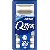 Q-tips Cotton Swabs For Hygiene and Beauty Care Original Cotton Swab Made With 100% Cotton 375 Count