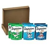 Temptations Classic Crunchy and Soft Cat Treats Seafood Lovers Variety Pack, 3 oz., Pack of 6