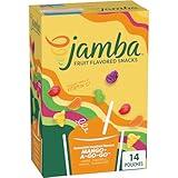 Jamba Fruit Flavored Snacks, Mango-A-Go-Go, Smoothie Inspired Flavors, Gluten Free Snack, 16.8 oz (14 Pouches)