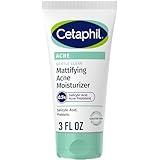 Cetaphil Face Moisturizer, Gentle Clear Mattifying Acne Moisturizer With 0.5% Salicylic Acid, Hydrates and Treats Sensitive Acne Prone Skin, Skin Care for Sensitive Skin, 3oz