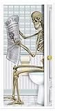 Beistle Skeleton Restroom Door Cover Party Accessory