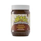 SunButter® Chocolate Sunflower Seed Butter (1 Jar | 16 oz) - Healthy, Low-Sugar, Protein-Packed Spread for Breakfast, Desserts, Snacks & More