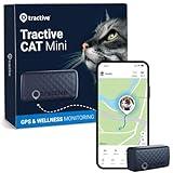 Tractive GPS Tracker & Health Monitoring for Cats (6.5 lbs+) - Market Leading Pet GPS Location Tracker | Wellness & Escape Alerts | Waterproof | Works with Any Collar (Dark Blue)