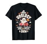 Spooky Urology Halloween Crew Cute Ghost Nurse Student T-Shirt