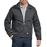 Dickies mens Unlined Eisenhower Jacket work utility outerwear, Charcoal, Large US