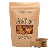 Portland Pet Food Company Pumpkin Healthy Dog Treats - Grain-Free, Human-Grade, Pumpkin Dog Treats - All Natural Dog Training Treats & Biscuits Made in the USA Only 1-Pack (5 oz)