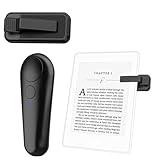 UNIBITRI RF Remote Control Page Turner for Kindle Paperwhite Kobo eReaders, Remote Page Turner for Phone iPad iOS Android Tablets Taking Reading Novels Taking Accessories, Black