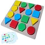 TieGokii Puzzles Gifts for Dementia Seniors Patients,Memory Activities & Games for Seniors with Dementia,Dementia Geometric Cognitive Products for Alzheimers Elderly