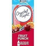 Crystal Light Sugar-Free Fruit Punch On-The-Go Powdered Drink Mix 10 Count