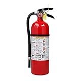 Kidde Fire Extinguisher for Commercial Use, 3-A:40-B:C, 9 Lbs., Refillable & Reusable, Hose & Wall Mount (Included)